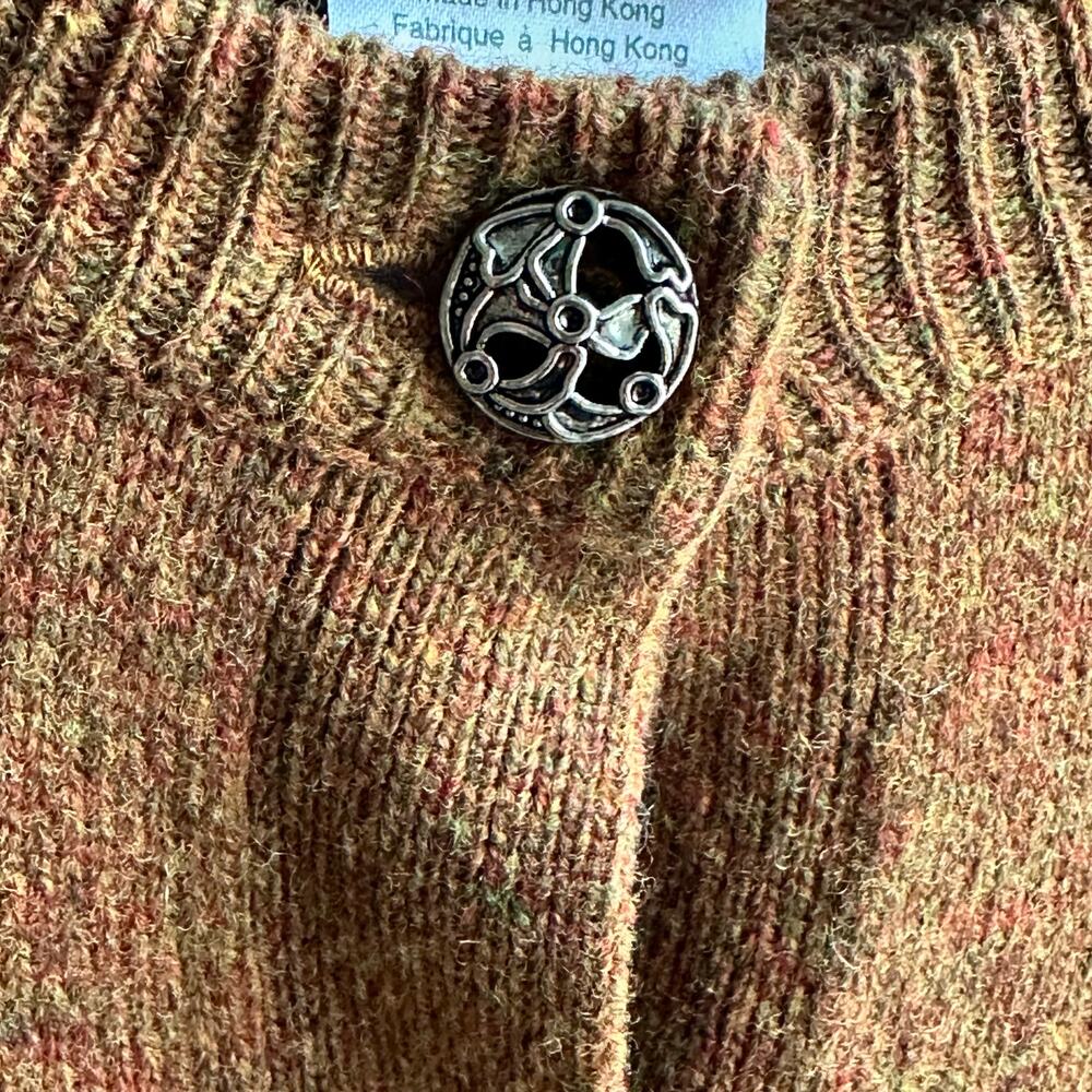 Vintage 90s Laura Ashley Wool Cardigan Sweater - Picture 5 of 9
